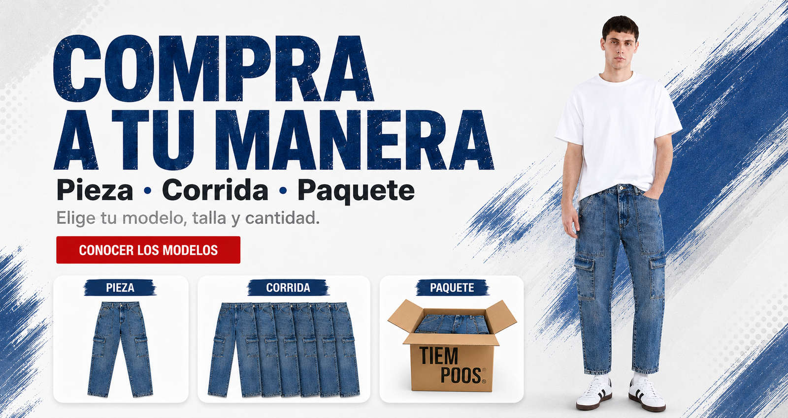 Conoce los nuevos modelos de jeans TIEMPOOS